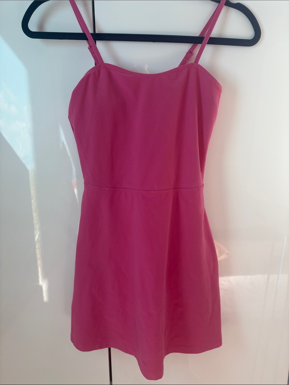 NWOT XXS ALO Pink Dress with Built-in Shorts